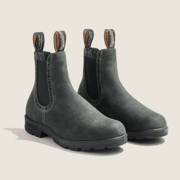 Blundstone Original High Top Boots #1630 - Rustic Black - Picture 4 of 6